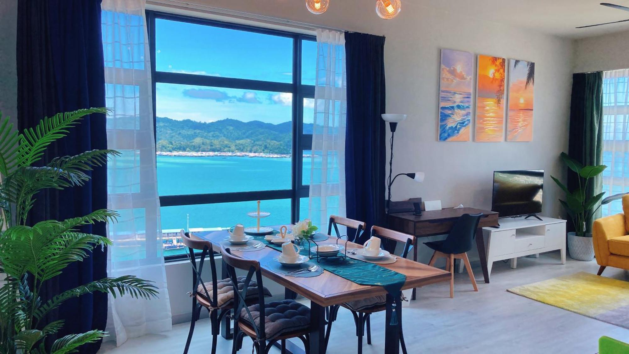 Ferienwohnung Mango House3-Sea View/ Wifi/ Water Filter/biggest unit@JQ Kota Kinabalu Exterior foto