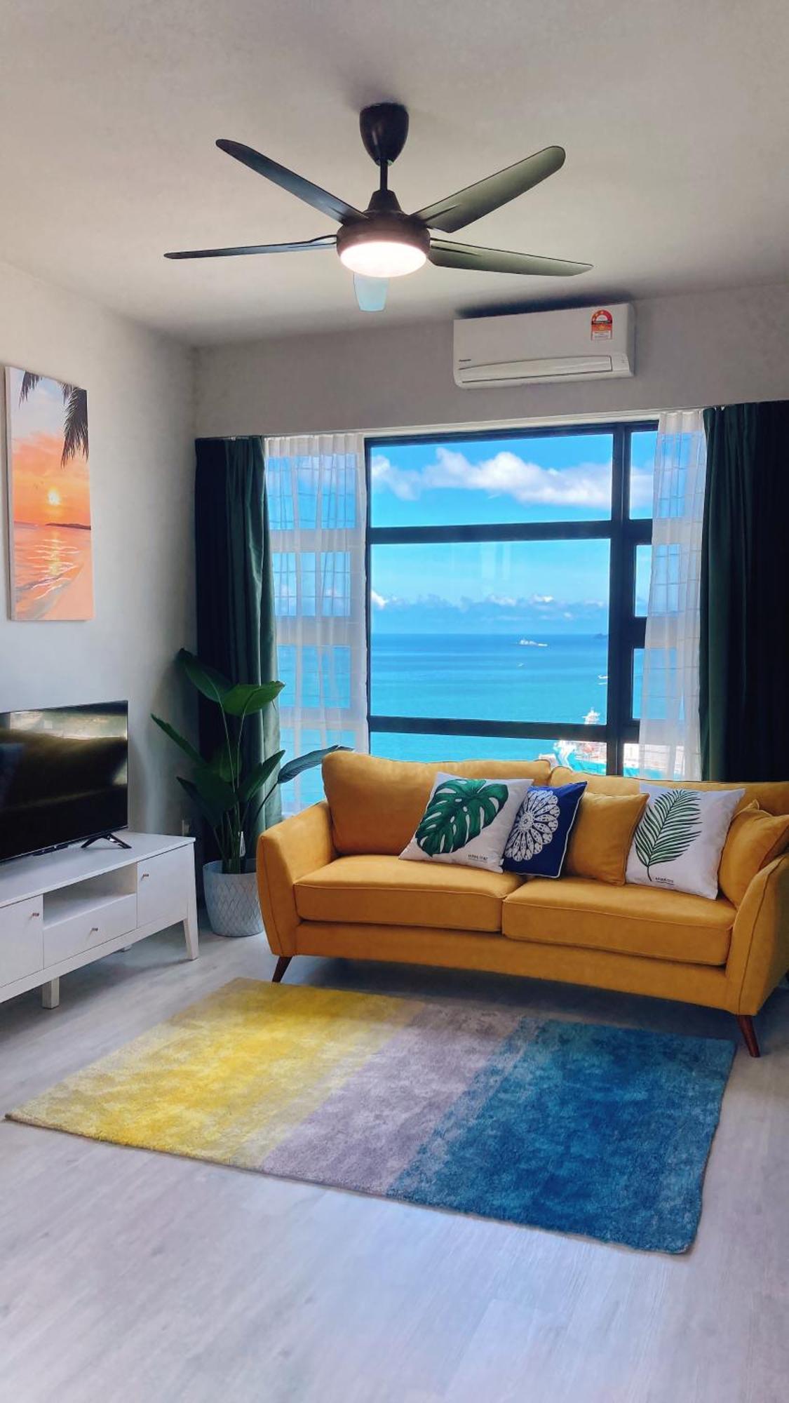 Ferienwohnung Mango House3-Sea View/ Wifi/ Water Filter/biggest unit@JQ Kota Kinabalu Exterior foto